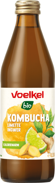 Kombucha Limette Ingwer (0,33l)