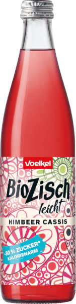 BioZisch leicht Himbeer Cassis (0,5l)
